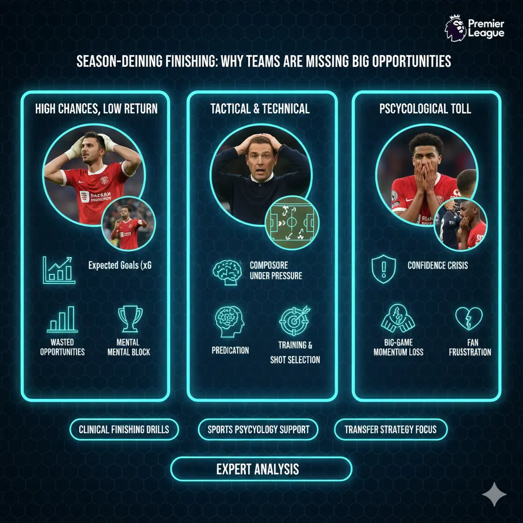 ทำไมประสิทธิภาพการจบสกอร์ กลายเป็นจุดตัดสินผลงานหลายทีม