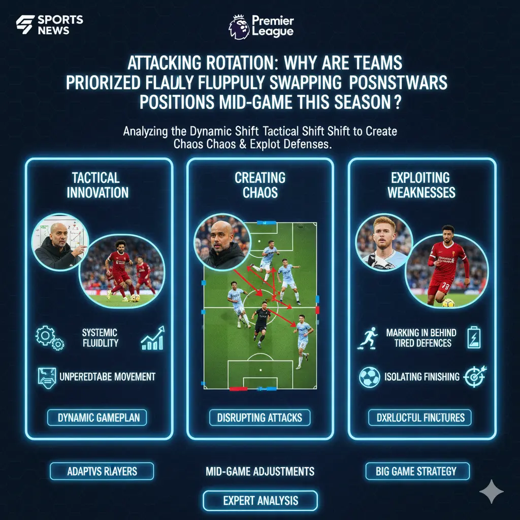 ทำไมหลายทีมเลือกหมุนตำแหน่งแนวรุกระหว่างเกมมากขึ้นในฤดูกาลนี้