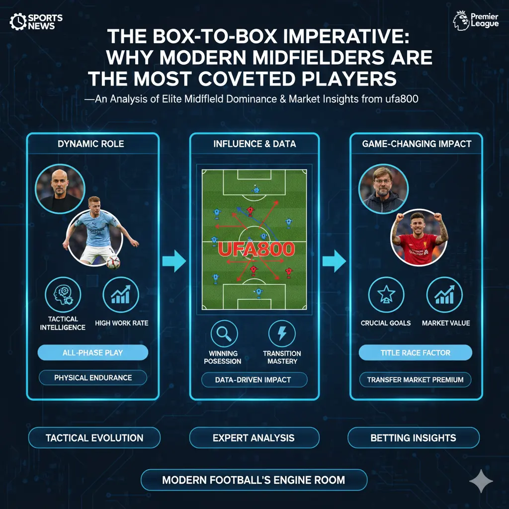 ข่าวกีฬา ทำไมกองกลาง Box-to-Box ถึงมีค่าตัวสูงสุดในยุคนี้