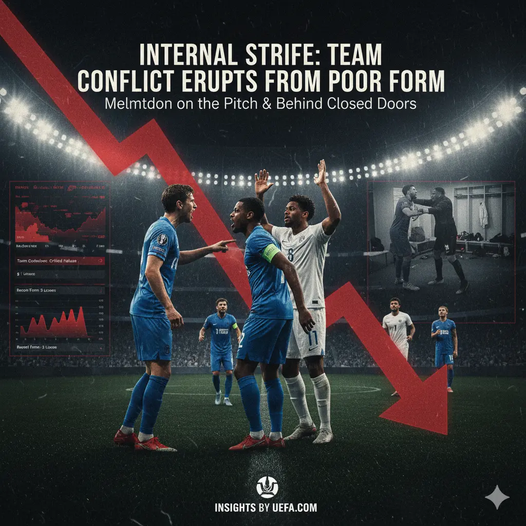 ความขัดแย้งภายในทีมที่ปะทุจากฟอร์มตก